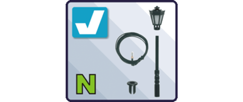 Viessmann Leuchtenbausatz N