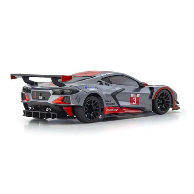 Kyosho 32356GMR Mini-Z MR04 RWD Corvette C8-R Gun Metal/Red (W-MM/KT531P)