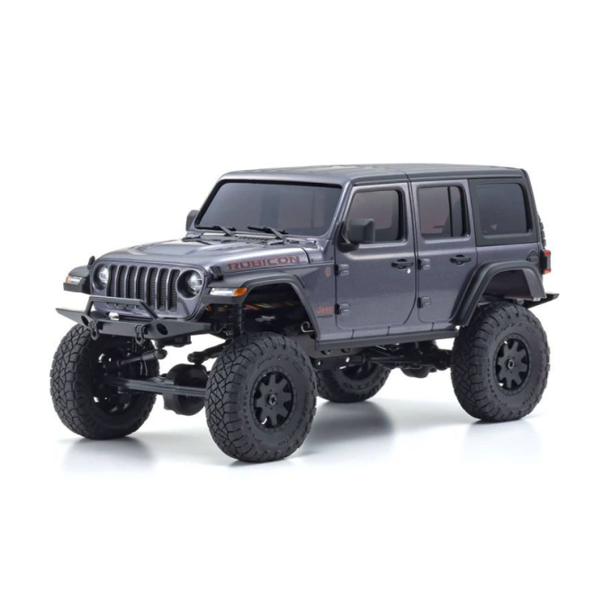 Kyosho 32521GM Mini-Z 4X4 MX-01 Jeep Wrangler Rubicon Granite Metallic (KT531P)