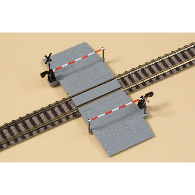 Auhagen N 44637 Beschrankter Bahnübergang