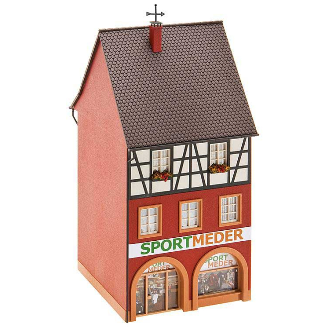 Faller H0 130498 Stadthaus Sport Meder