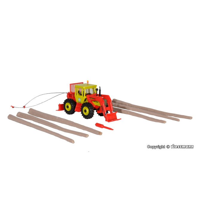 Kibri H0 12254 MB TRAC mit Rückenschaufel, Polterschild und Winde