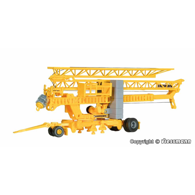 Kibri H0 15708 LIEBHERR SK 20 mit Auflieger und Anhänger