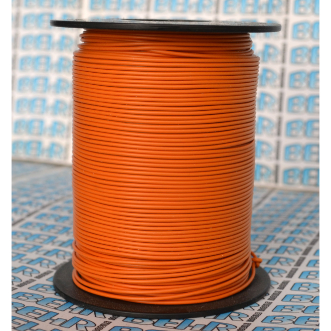 Kabel Litze orange 1adrig, 100m, 0,14mm², auf Spule