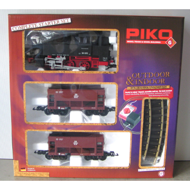 Piko G 37100 Start-Set Güterzug BR 80 + 2 Schüttgutwagen