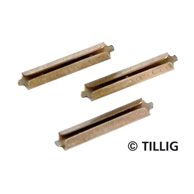 Tillig H0-ELITE 85501 Schienenverbind. brüniert (Beutel 25 St.)