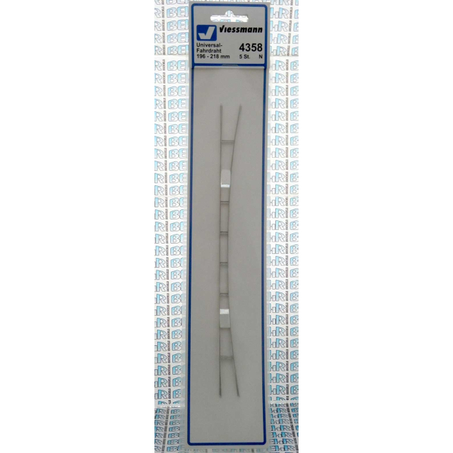 Viessmann N 4358 Universal-Fahrdraht 196-218 mm, 5 Stück
