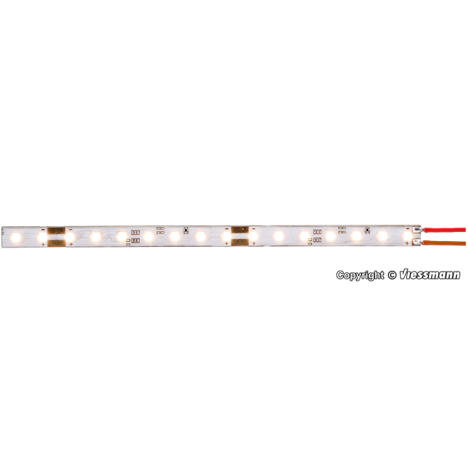 Viessmann 5086 LED-Leuchtstreifen 5 mm breit mit 42 LEDs warmweiß