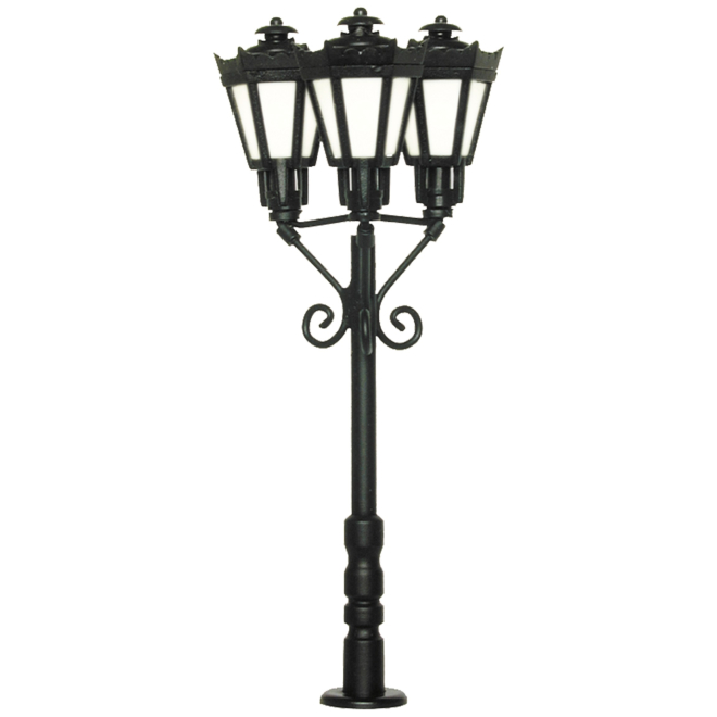 Viessmann H0 6077 Parklaterne 3flammig