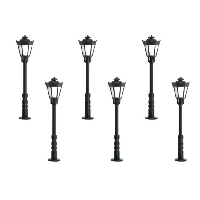 Viessmann N 64706 Parklaternen-Set 5+1