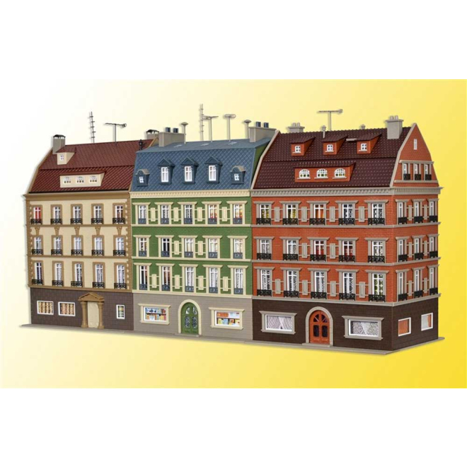Vollmer H0 43780 Häuserblock, 3 Gebäude