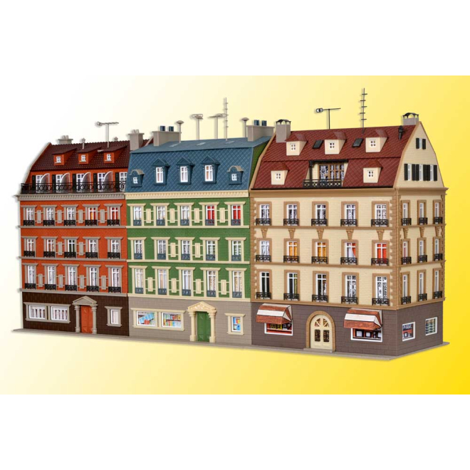 Vollmer H0 43780 Häuserblock, 3 Gebäude
