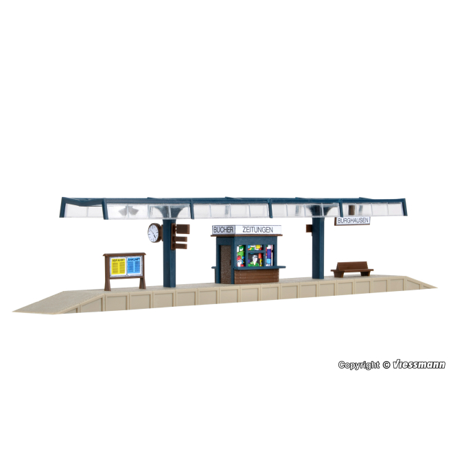 Vollmer N 47537 Bahnsteig, einteilig
