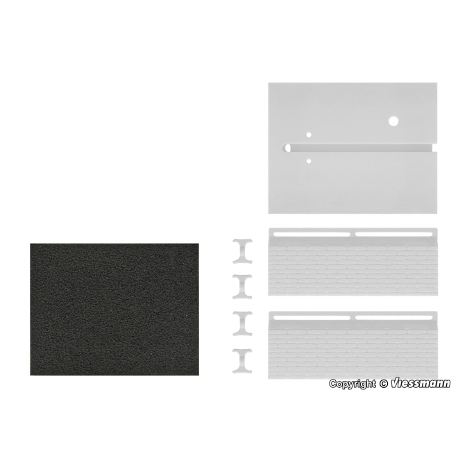 Vollmer H0 48289 Stationäre Auf- u. Abfahrrampe für Märklin Schwerlastwagen 48740