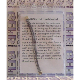 Uhlenbrock 31020 IntelliSound Ladekabel