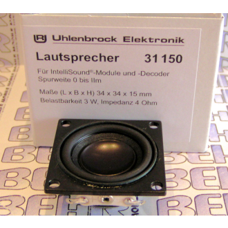 31150 Lautsprecher Spur 0-IIm 34x34x15mm