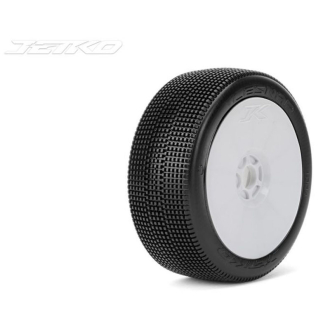 Jetko JK1004CSRW Lesnar Compoiste Soft verklebt auf Felge weiß 1:8 (2)