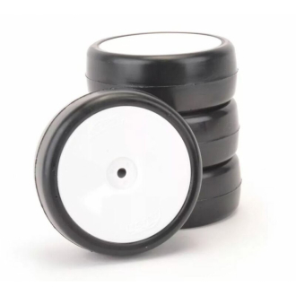 RUSH RU0444 1:10 Tourenwagen 28R CP Indoor Teppich Reifen Komplettrad verklebt (4)