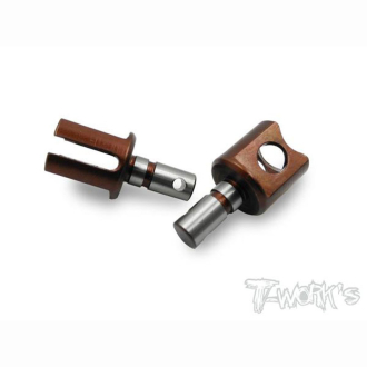 T-Works TO-195-K Federstahl F / R Outdrive (für Kyosho MP9, GT3, MP9e EVO / MP10) 2st