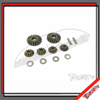 T-Works TO-250-K Stahl Radsatz Differential (für Kyosho MP9, MP10)