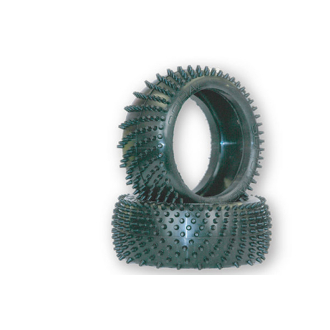 Schumacher U6756 1:8 Spiral Off Road Reifen silber (Rasenteppich) (2)