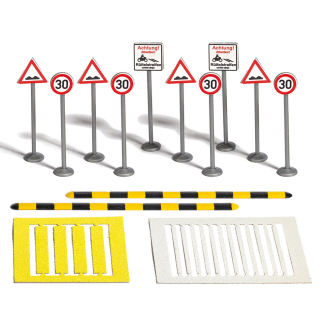 Busch H0 1110 Verkehrsberuhigungs-Set