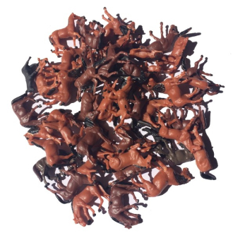 digikeijs H0 DR60150-H0 50 Pferde bemalt