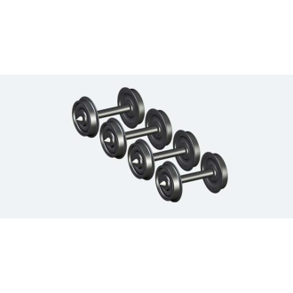 ESU ~ AC H0 41201 Scheibenradsatz AC für Spitzenlagerung, Güterz