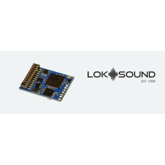 ESU 58219 LokSound 5 Fx DCC/MM/SX/M4 Leerdecoder, 21MTC NEM660, mit Lautsprecher 11x15mm, H0, 0