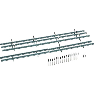 Faller H0 180535 Leitplanken, 32 Begrenzungspfähle, 1600 mm