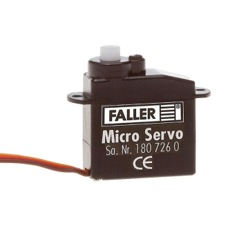 Faller 180726 Servo mit 500 mm Anschlusskabel, Stellwinkel 90°