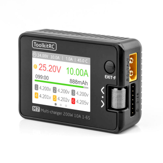 ToolkitRC M7 LiPo 1-6S 10A Ladegerät DC 7-28V