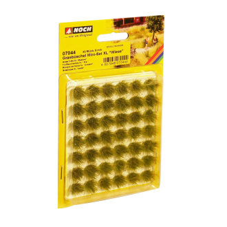 Noch 07044 Grasbüschel Mini-Set XL “Wiese”, 42 Stück, 9 mm