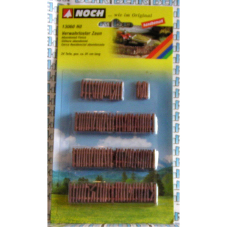 Noch H0 13060 Verwahrloster Zaun