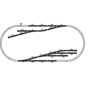 Piko A-Gleis H0 55330 Gleis Set: D