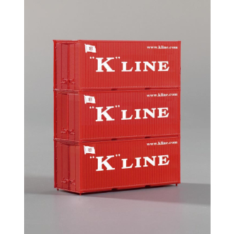 Piko Hobby H0 56220 Container 3er-Set 20 fuß K-Line