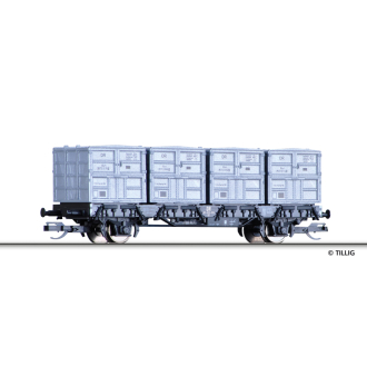 Tillig TT 14913 Behältertragwagen der DR, Ep. III