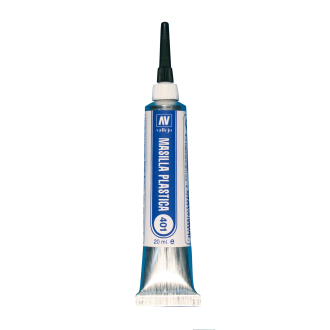 Vallejo 70401 Hilfsmittel Plastik-Spachtel, Tube 20 ml