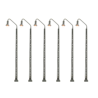 Viessmann N 65856 Bahnbetriebswerkleuchte, LED warmweiß 5+1