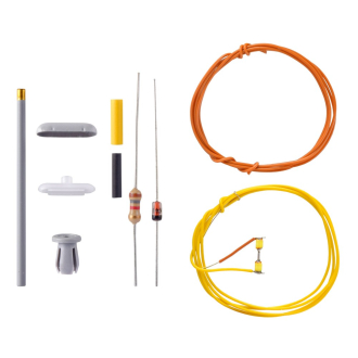 Viessmann N 6626 Bausatz Bahnsteigleuchte, LED weiß