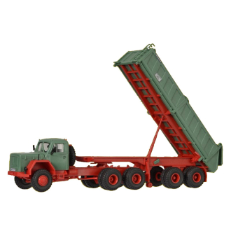 Kibri H0 14036 MAGIRUS DEUTZ mit MEILLER Kippsattelauflieger