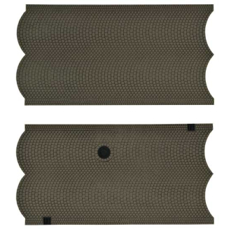 Vollmer H0 48240 Straßenplatte Kopfsteinpflaster ( 3 Platten )