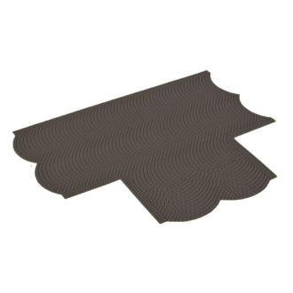 Vollmer H0 48243 Straßenplatte Kopfsteinpflaster, 90°- Einmündun