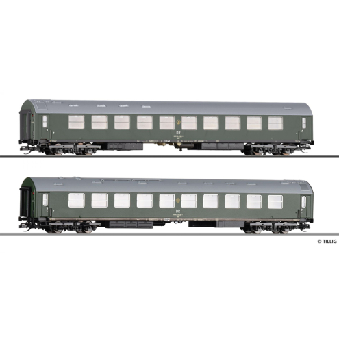 Tillig TT 01081 2-er Salonwagen der DDR-Regierung Bj. 1966 DR Ep.IV