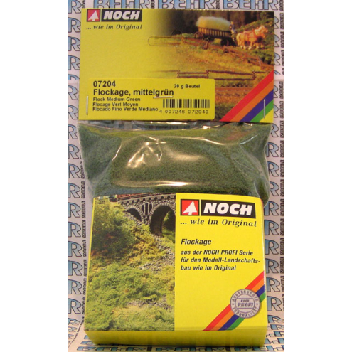 Noch 07204 Flockage mittelgrün