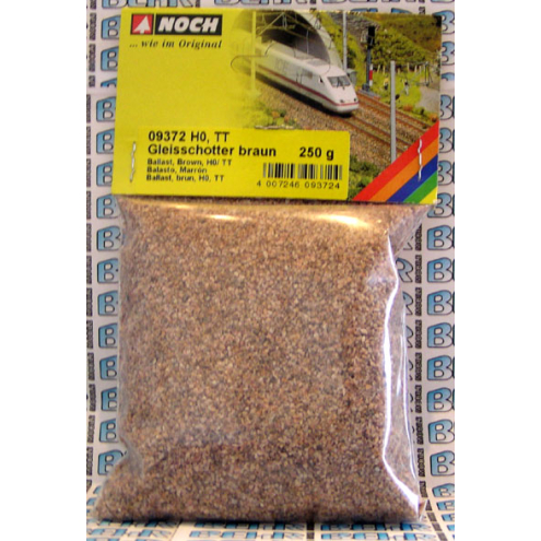 Noch H0 / TT 09372 Gleisschotter braun