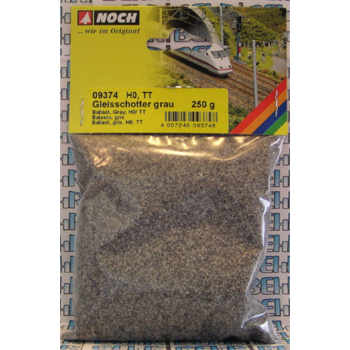 Noch H0 / TT 09374 Gleisschotter grau