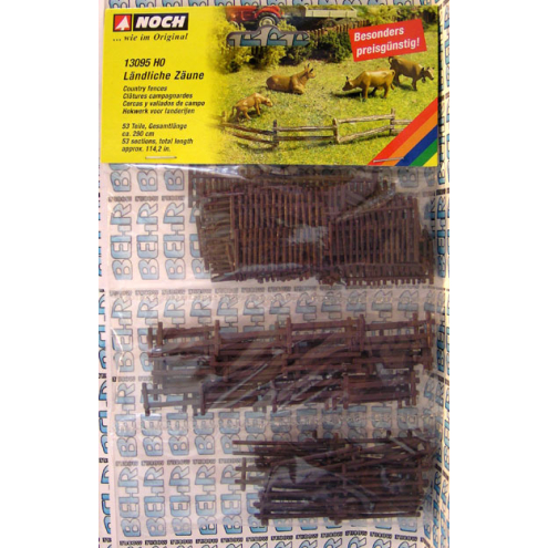 Noch H0 13095 Ländliche Zäune