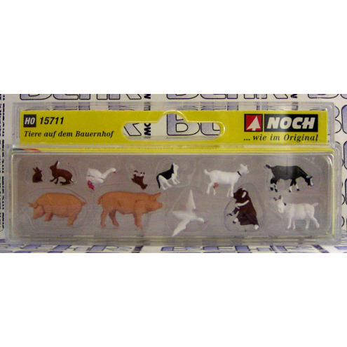 Noch H0 15711 Tiere auf dem Bauernhof