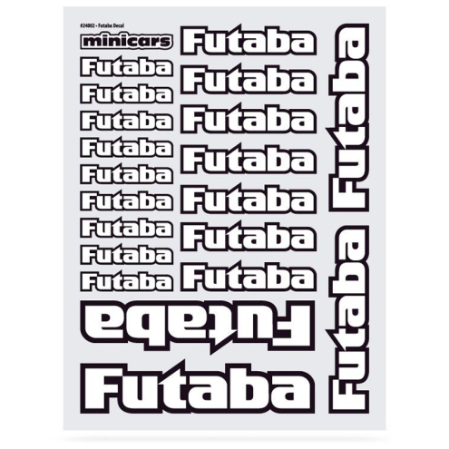 MC24002 FUTABA Decorbogen Aufkleber